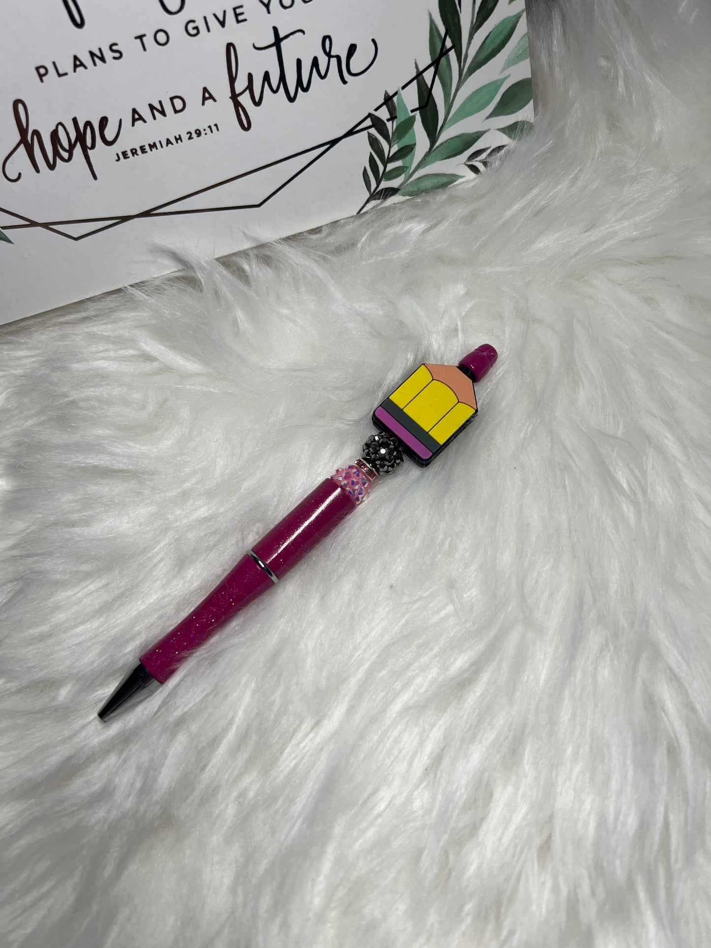 Pencil Beaded Pen